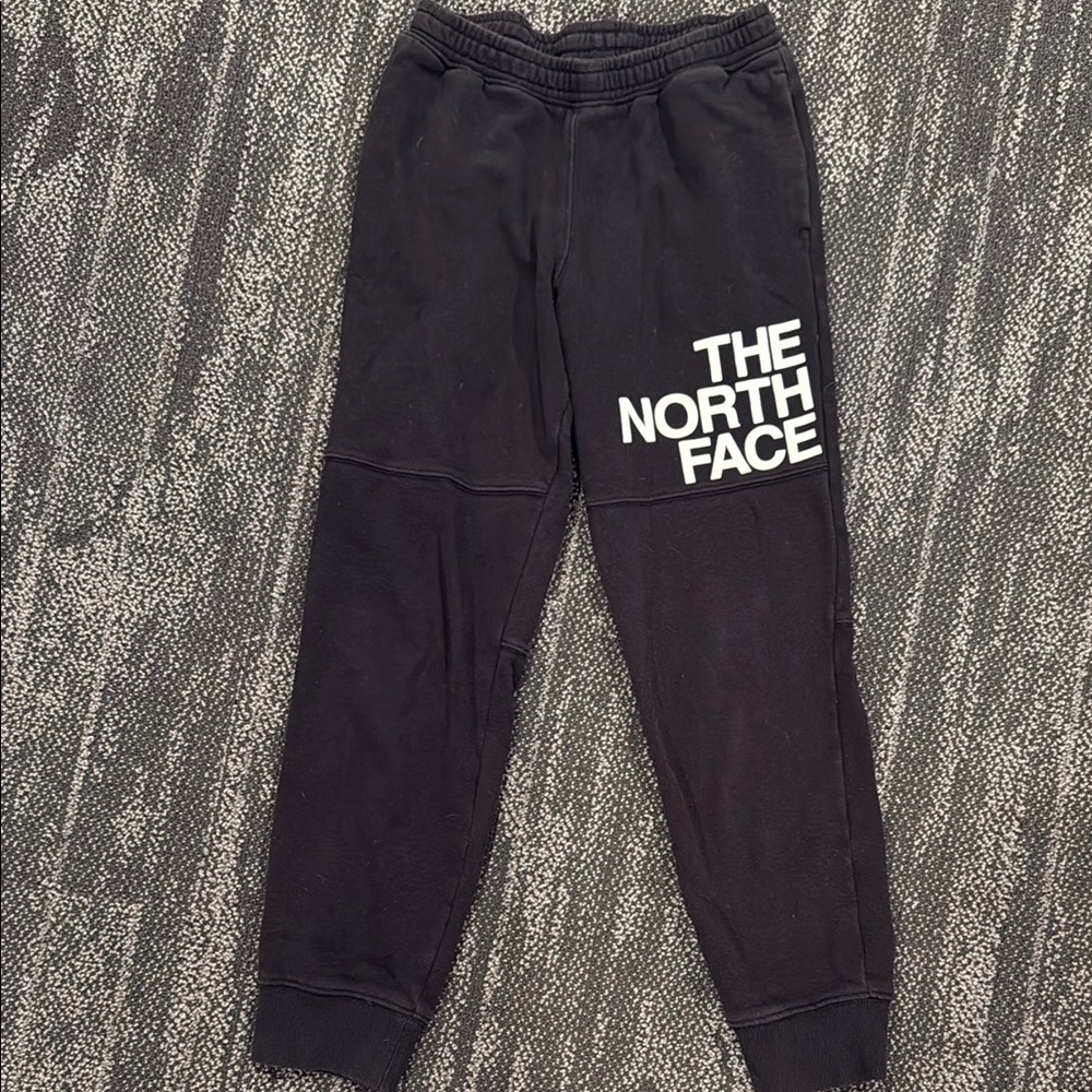 The North Face Black Sweatpants with Tapered Fit